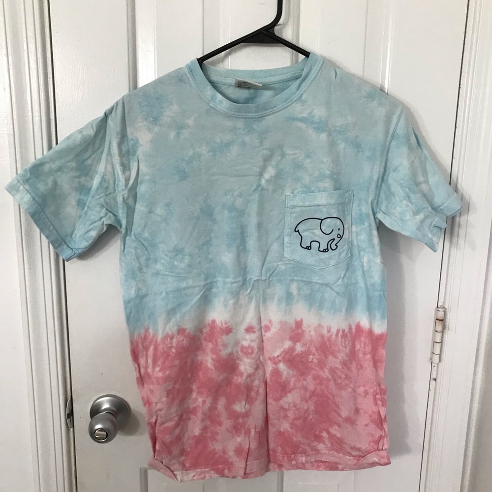 *RESERVED* Tie-Dye Ombre Ivory Ella T-shirt